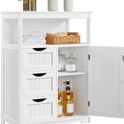 Yaheetech Bathroom Storage Cabinet.