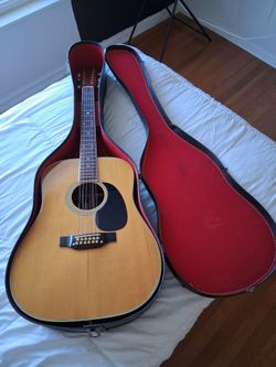 Vintage Takamine 12 string acoustic guitar