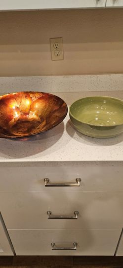 TWO LARGE BOWLS