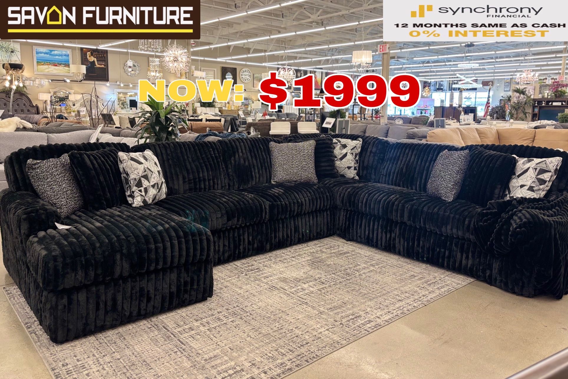 Beautifu 4pc Sectional