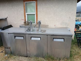 3 door. Two tower kegerator.