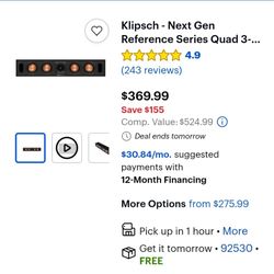 Klipsch Center Speaker 