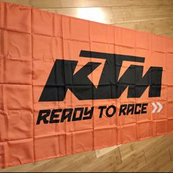 Flag 3x5 Feet K T M Racing