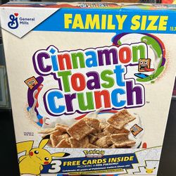 Pokemon 25th Anniversary General Mills Booster Pack & Cereal box SEALED!