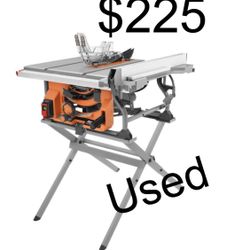 Ridgid Job site Table Saw 10”