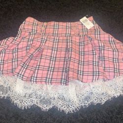Hot Topic plaid Skirt Size M 