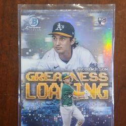 Baseball jacob wilson rc card