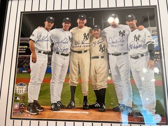 Yankee Stadium Perfect Game Signed Framed Print