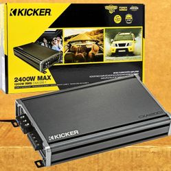 🚨 No Credit Needed 🚨 Kicker Car Amplifier Mono Subwoofer System CXA Series 2400 Watts Bass Amp 🚨 Payment Options Available 🚨