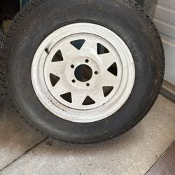 Traitor Tires 1 -14 In.  1-15in With Rims 