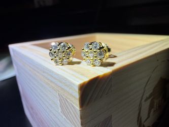 925 Sterling Silver Moissanite Earrings