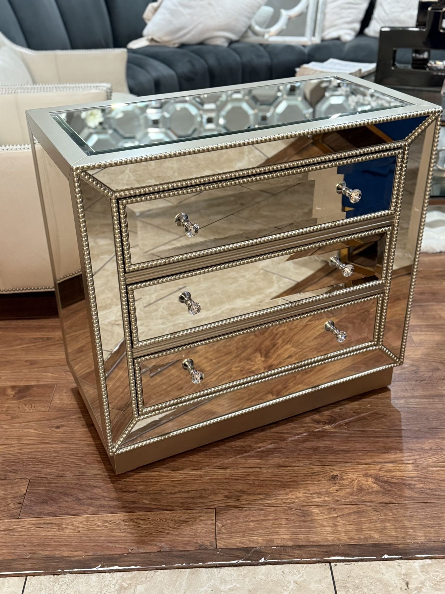 mirror night stands