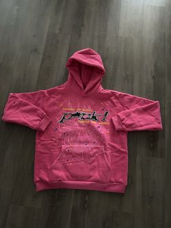Pink spider hoodie