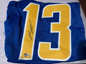 Kennan Allen Los Angeles Chargers Signed Jersey 