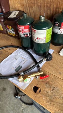 Propane adapter and tanks
