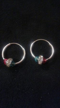 925 silver earrings for little girls