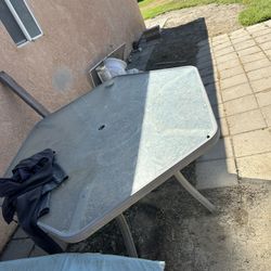 Outside Glass Table 100