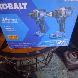 New Kobalt Impact And Drill 24volt