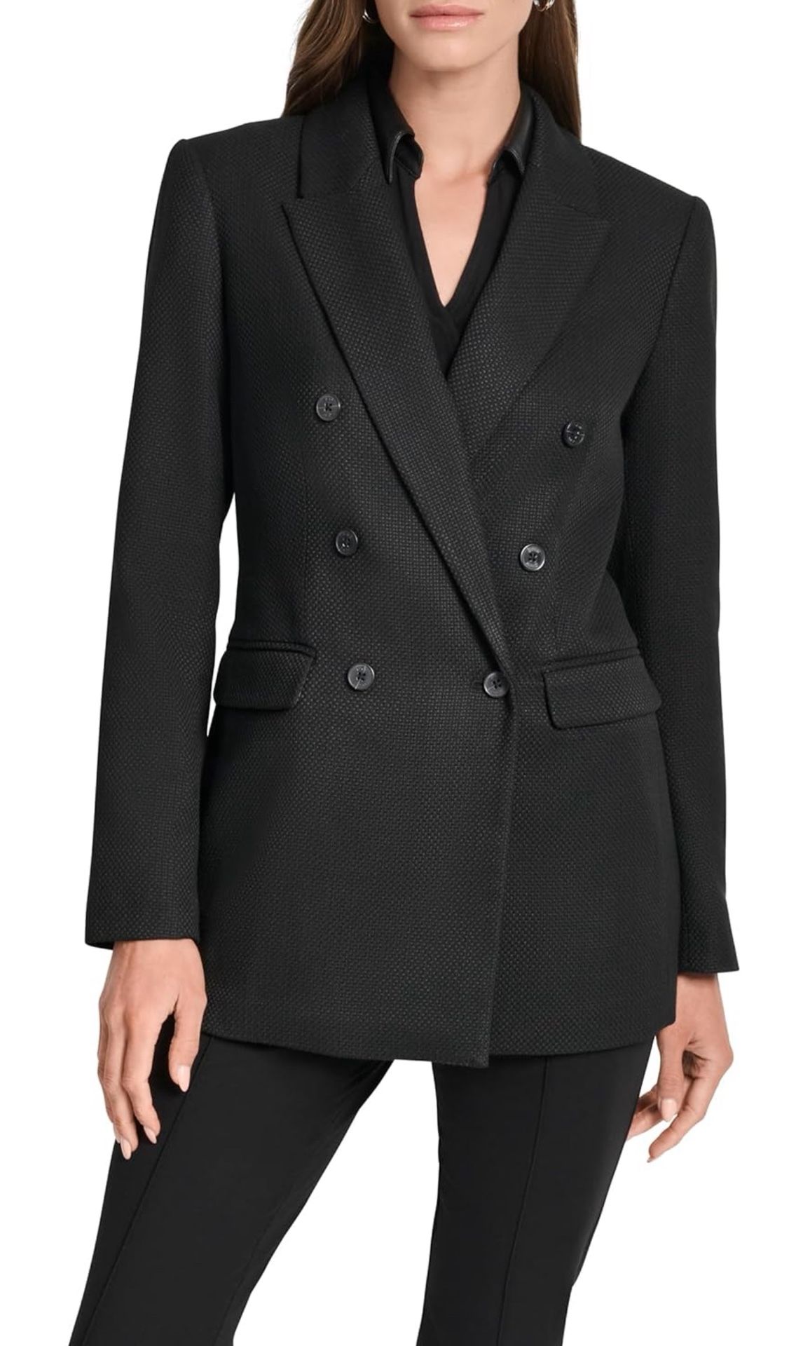 DKNY Women's Long Sleeve Collared Blazer Jacket NEW