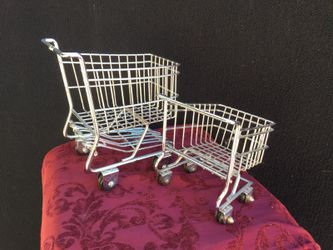 Doll shopping carts used with American Girl dolls