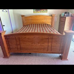 Queen Wooden Bed Frame NEED GONE ASAP