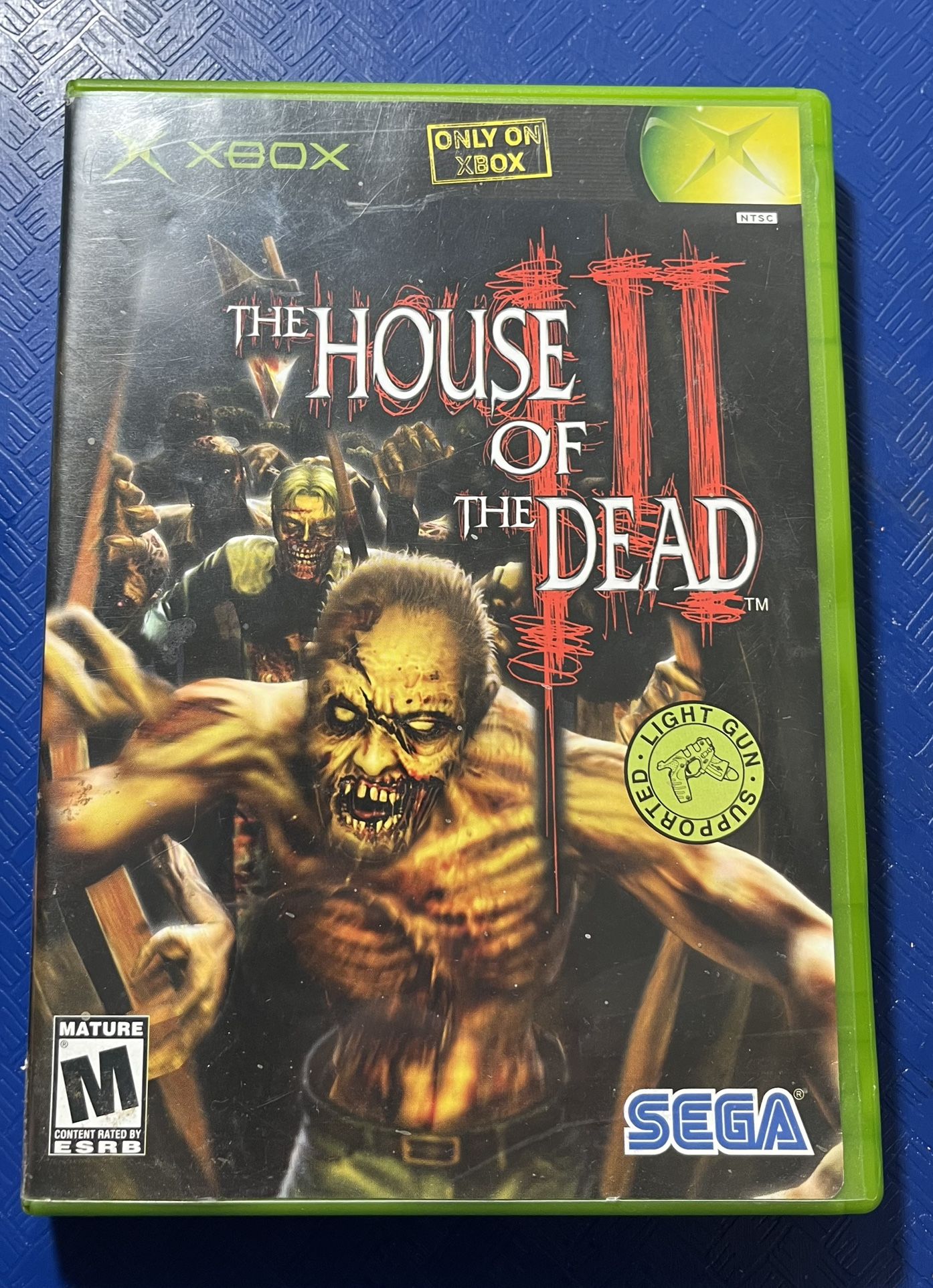 The House of the dead III 3 2002 Sega original Microsoft Xbox zombie shooting arcade game retro vintage classic with manual EXCELLENT CONDITION