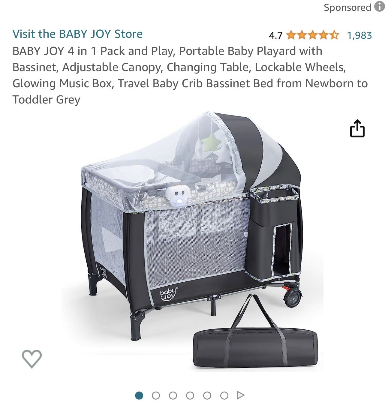 Baby Joy 4 In 1 Pack And Play