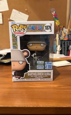 Funko Pop! One Piece Bartholomew Kuma Wonder Con Shared Sticker