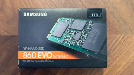 SAMSUNG 860 EVO Series M.2 2280 1TB SATA III V-NAND 3-bit MLC Internal Solid State Drive (SSD)