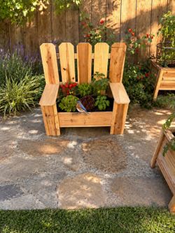 Custom hand made cedar planters