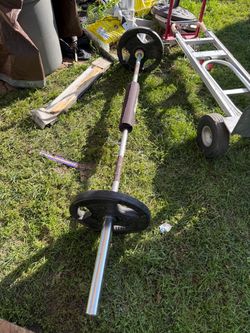 Barbell with Weight Plates