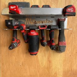Milwaukee Tool And Battery Shelf