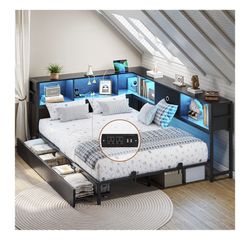 Full Size led bed 