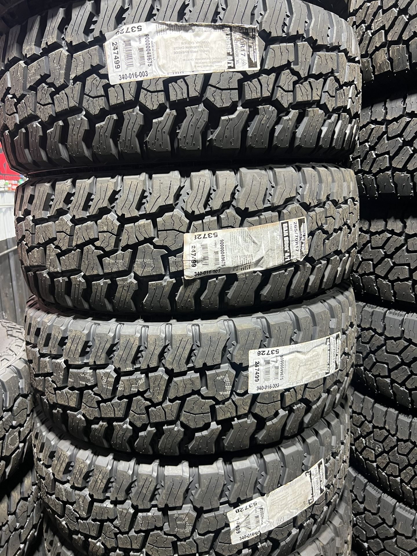 265/70/17 Mickey Thompson $900 Por 4 Llantas Nuevas Montadas Y Balanceadas.