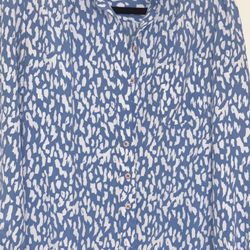 Blue And White Church Type Dress 