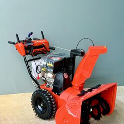 Brand new Ariens Deluxe 30 in. 301cc Electric Start 2-Stage Self-Propelled Gas Snow Blower with Heated Handgrips and LED Headlights