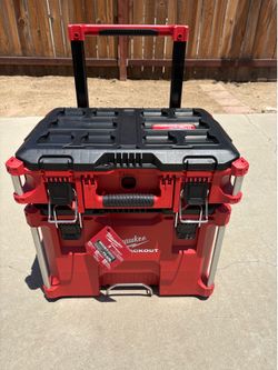 Milwaukee Packout Rolling Large Tool Box./ Tool Box. (2) Piece set