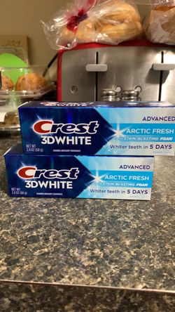 Crest 3D White “Arctic Fresh “ Toothpaste-2 Items!($7.94+ Value)