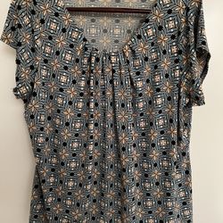 Worthington Woman Floral Blouse