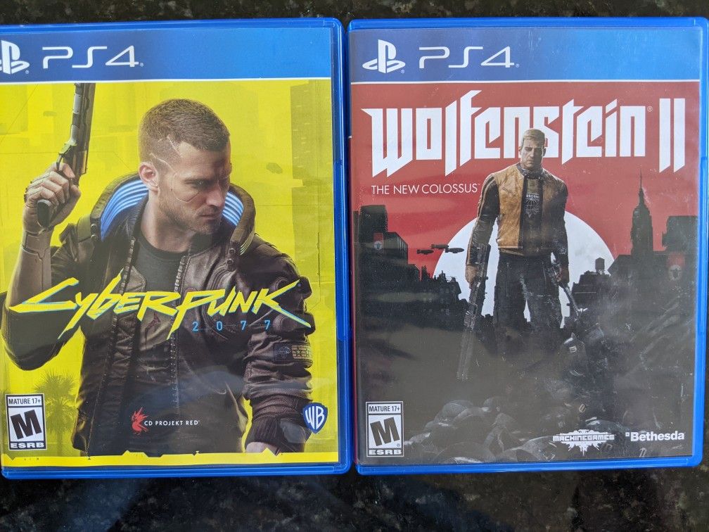 Cyberpunk 2077 + Wolfenstein NC PS4