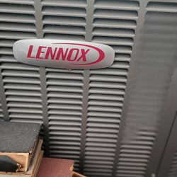 A Lennox 2 ton air-conditioning unit