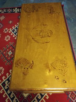 I have a custom made coffee table