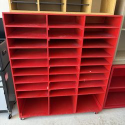 Red File Cabinet 