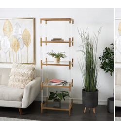 Golden Acrylic Shelf Great Condition Taking Offers