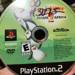 Madagascar Escape 2 Africa Play Station 2 Game 