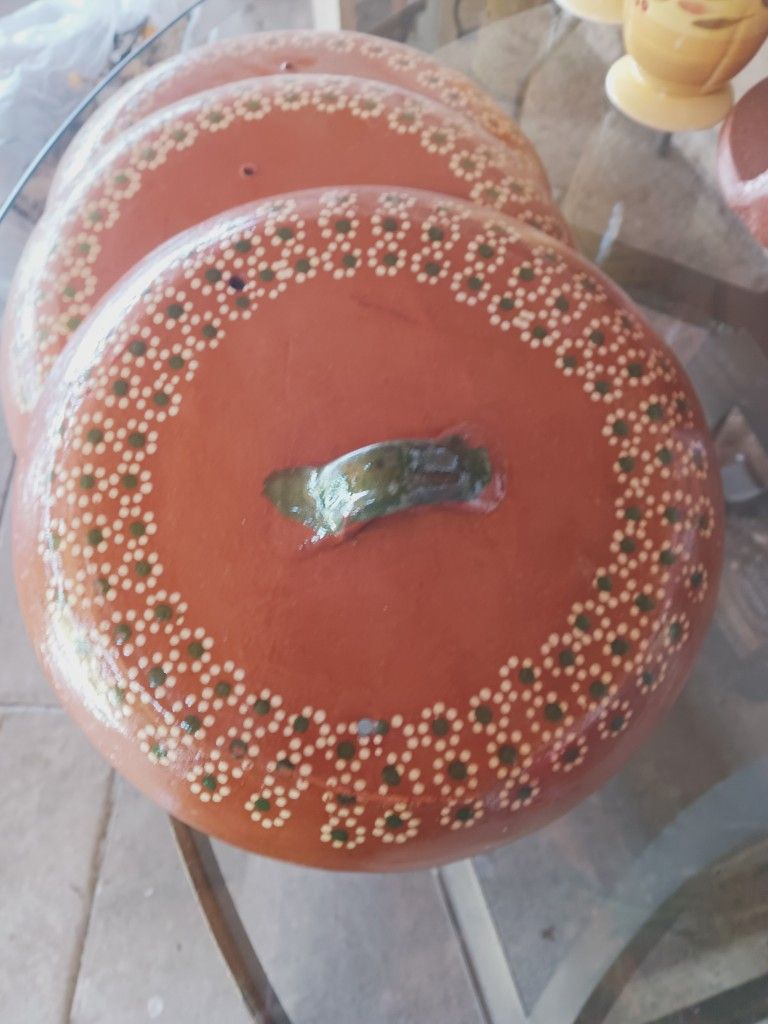 Tapas Medianas Para Cazuelas De Barro