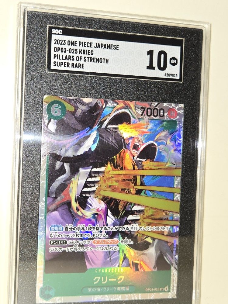 2023 ONE PIECE JAPANESE OP03-025 KRIEG PILLARS OF STRENGTH SUPER RARE