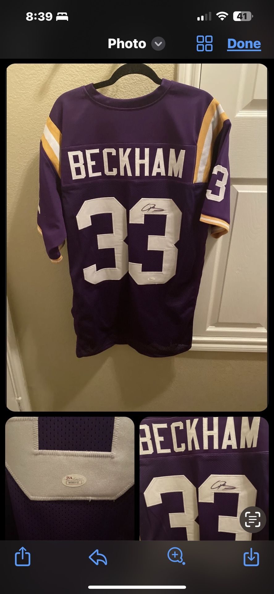 Odel Beckham signed