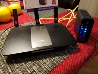 Modem and router