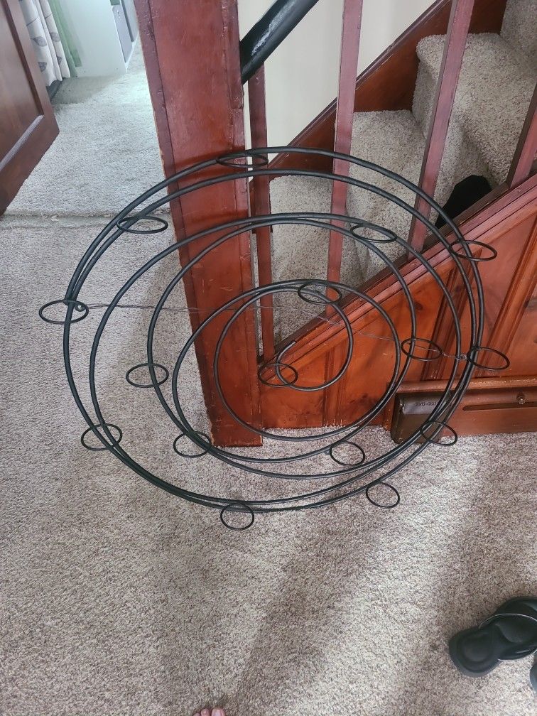 Raw Iron Plant/wine Rack